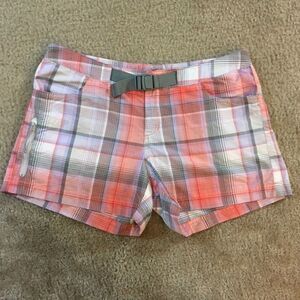 Gorgeous Columbia Pastel Plaid Shorts 8 Like New Condition